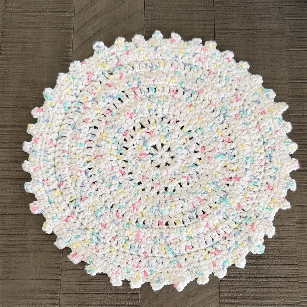 Spring Crocheted Doily